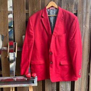 Chaps Red Blazer
